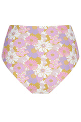 High rise bottom, Joni vintage floral print in lilac.